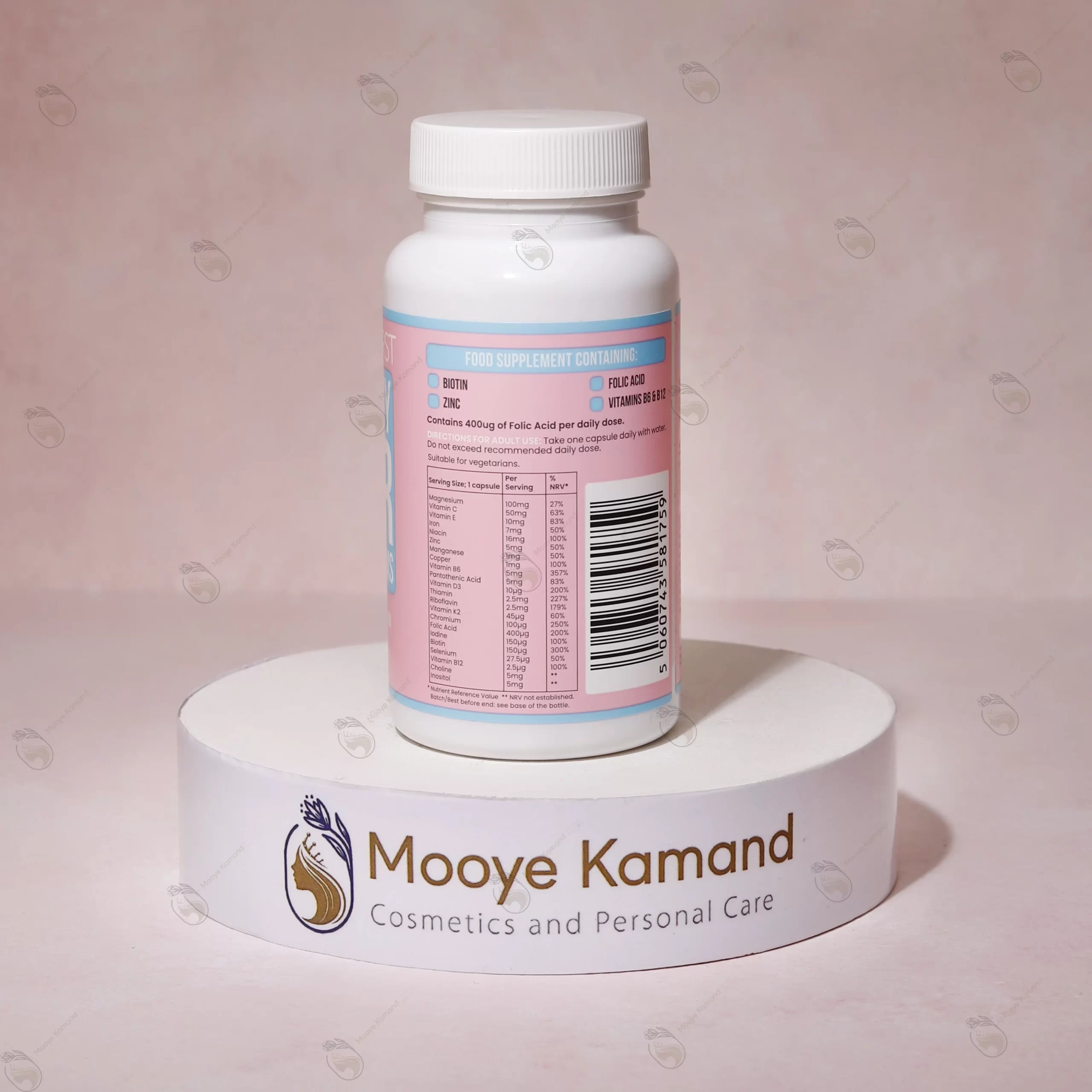 کپسول هیربرست مام مناسب دوران بارداری و شیردهی