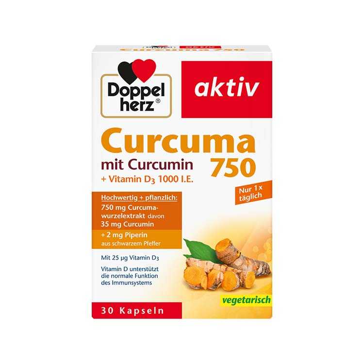 کپسول کورکومین (زردچوبه) 750 میلی گرم دوپل هرز 30 عدد