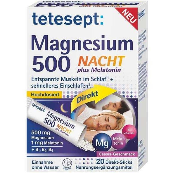 ساشه منیزیم و ملاتونین شبانه تتسپت