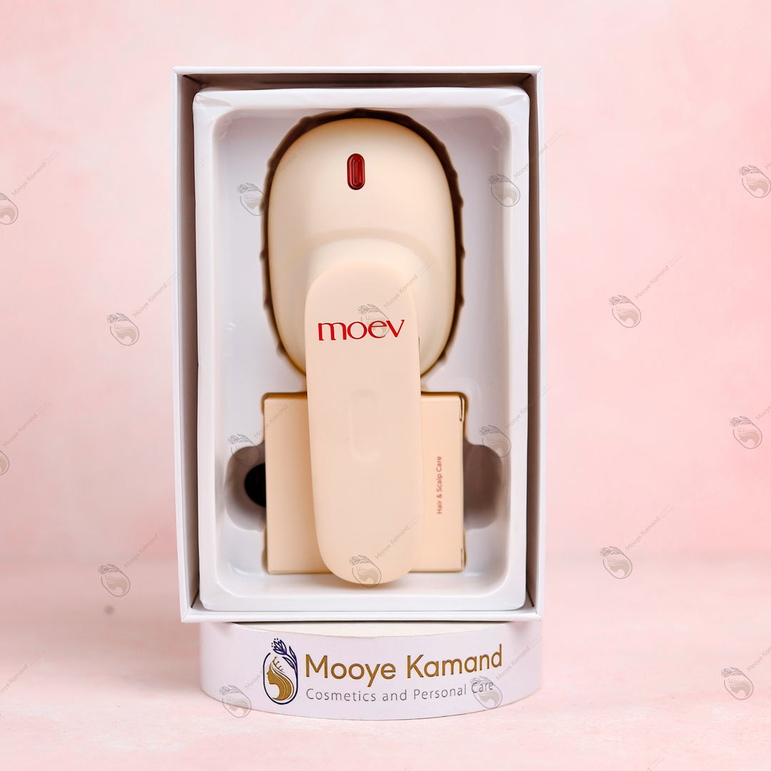 برس ماساژور و اشعه تراپی پوست سر مو ایو