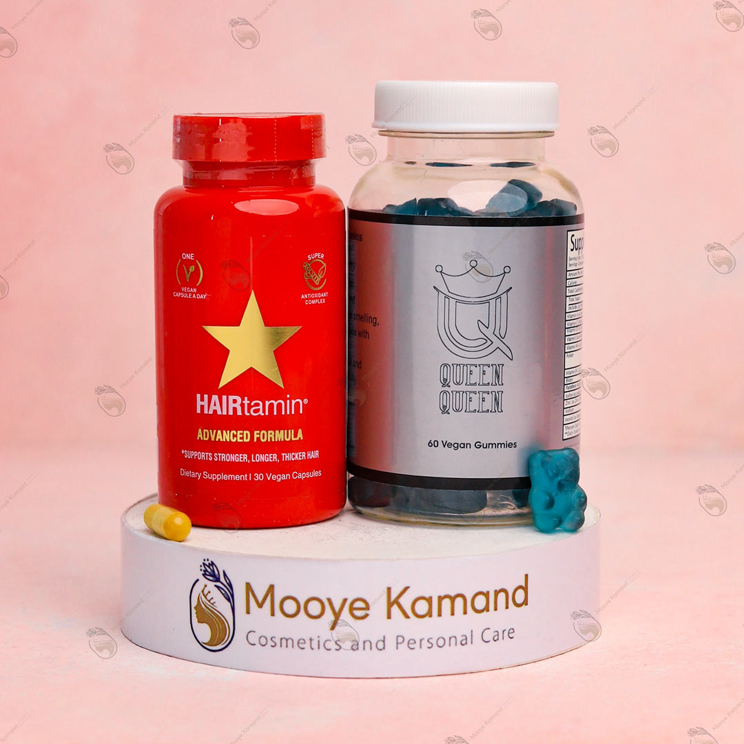 پک هیرتامین و پاستیل کویین hairtamin &amp; queen