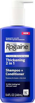 شامپو و نرم‌کننده ۲ در ۱ روگین مردانه مدل Thickening