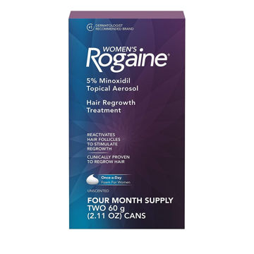 فوم ماینوکسیدیل ۵ درصد روگین زنانه مدل Women’s Rogaine Topical Aerosol
