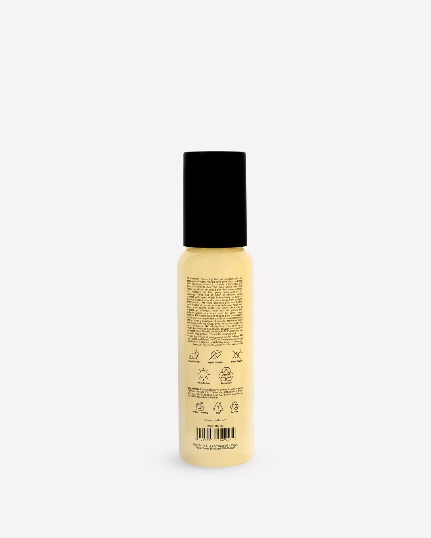 روغن ترکیبی نرم‌ کننده و ضد وز مو اوسرت Smooth Blend Oil حجم 100 میلی‌ لیتر