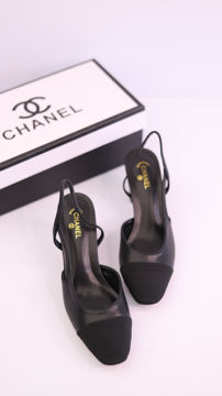 کفش زنانه شنل مدل Slingback مشکی | کیفیت مستر