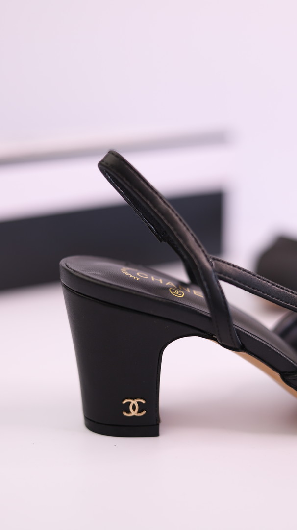 کفش زنانه شنل مدل Slingback مشکی | کیفیت مستر