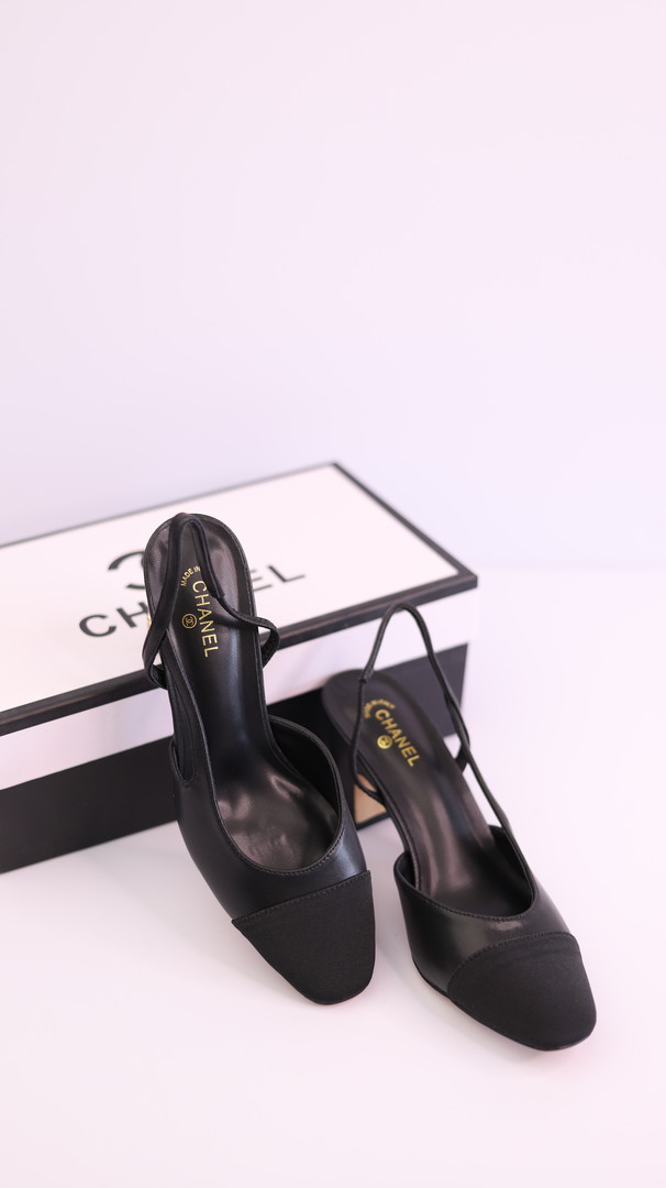 کفش زنانه شنل مدل Slingback مشکی | کیفیت مستر