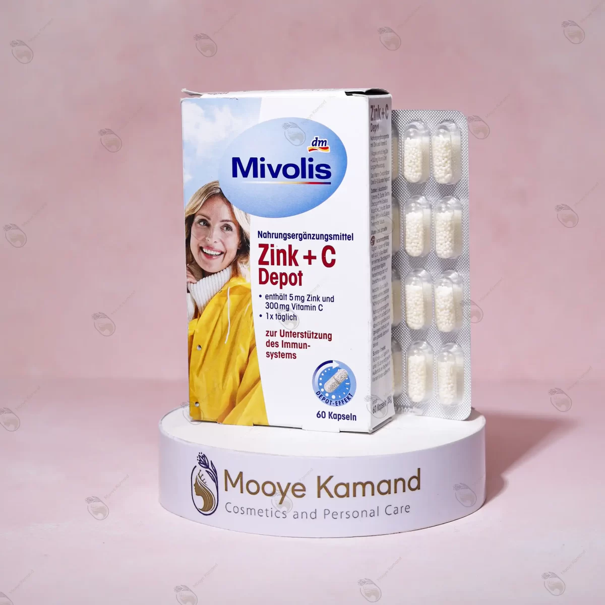 کپسول زینک و ویتامین سی Depot میولیس
