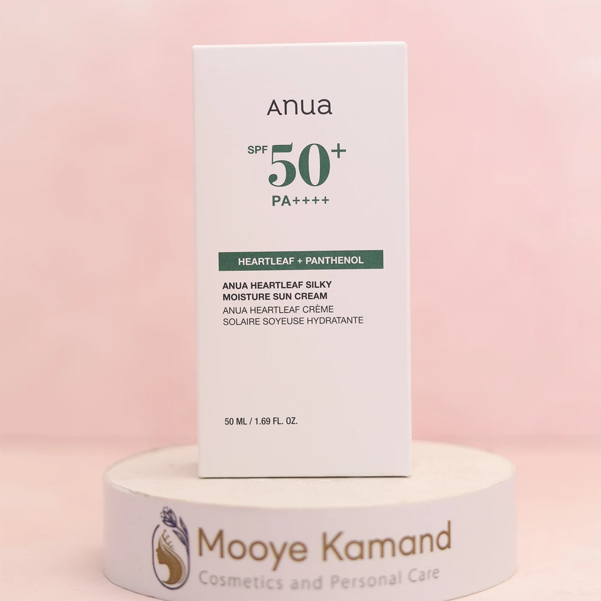 Anua Heartleaf Silky Moisture Sun Cream SPF50 50ml - BG1 - Front