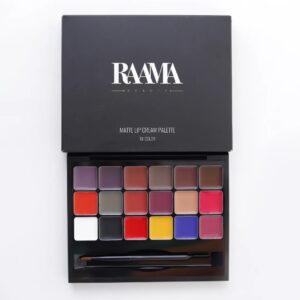 پالت 18 رنگ رژ لب برند راما Raama