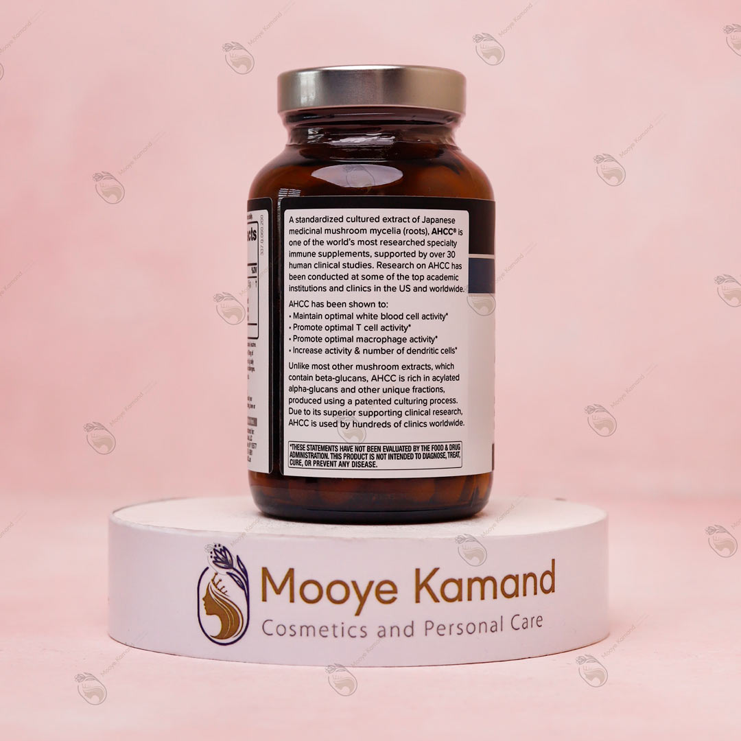کپسول AHCC Kinoko مدل پلاتینیوم 60 تایی 750mg