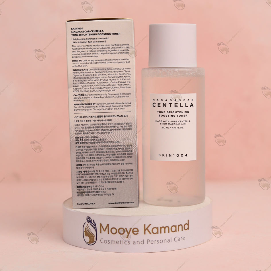 تونر روشن کننده ضد لک سنتلا ماداگاسکار اسکین 1004 Skin1004 Madagascar Centella Brightening Toner
