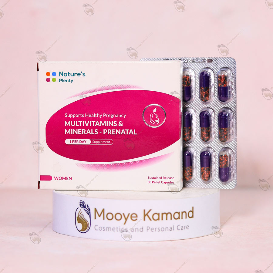 کپسول مولتی‌ویتامین و مینرال پریناتال نیچرز پلنتی Nature’s Plenty