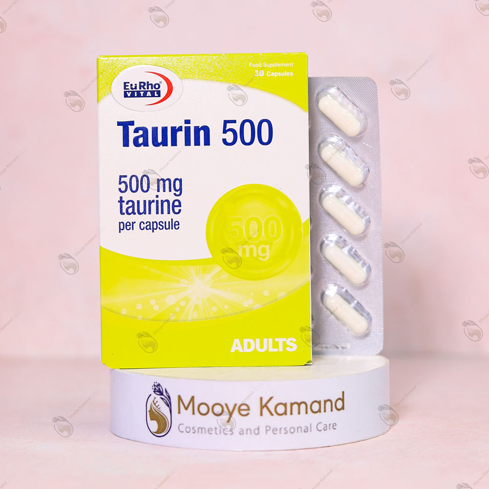 کپسول تائورین ۵۰۰ میلی‌گرم یوروویتال - Eurho Vital