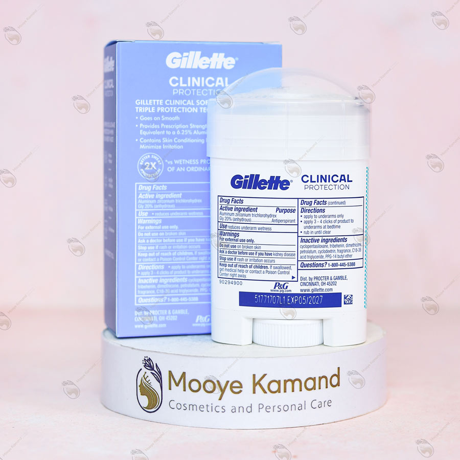 استیک ضدتعریق ژیلت مدل Clinical Protection