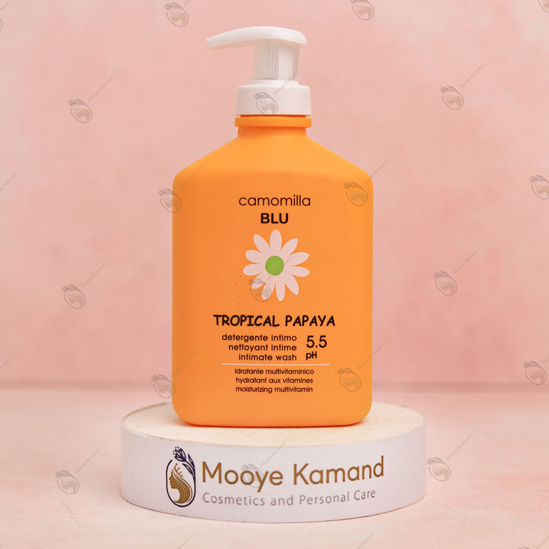 ژل شستشوی بانوان کامومیلا بلو مدل Tropical Papaya