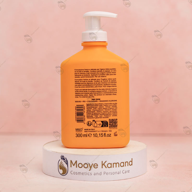 ژل شستشوی بانوان کامومیلا بلو مدل Tropical Papaya