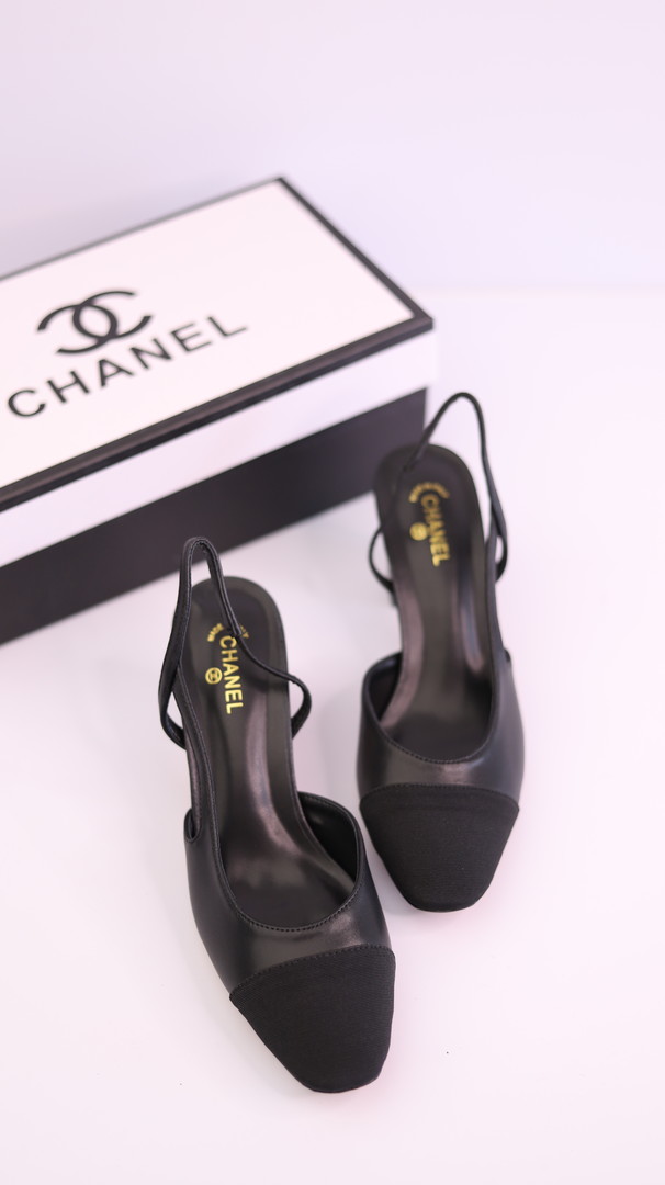کفش زنانه شنل مدل Slingback مشکی | کیفیت مستر