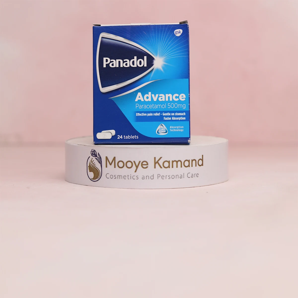 Panadol Advance Paracetamol 500mg 24 Tablets - BG1 - Front